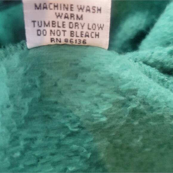 Bryn Walker Houndstooth Mock Neck Pullover Green Size M - Picture 8 of 8